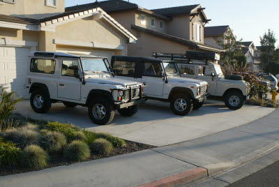 My first three Land Rovers