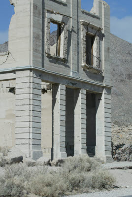 Old bank in Rhyolite, NV