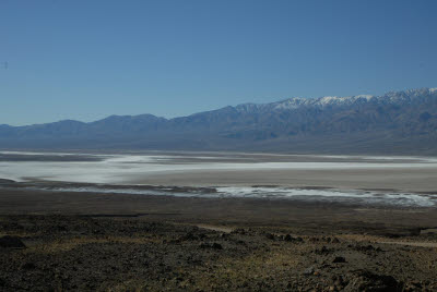 View of Death Valley from Natural Bridge Hike
