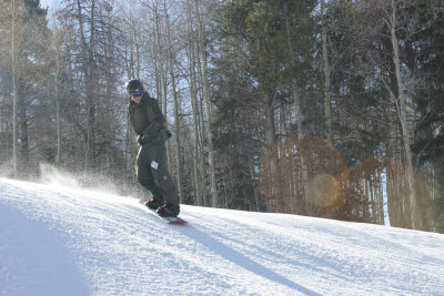 Alex Snowboarding