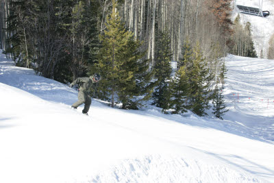 Alex in the Terrain Park