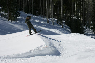 Alex in the Terrain Park