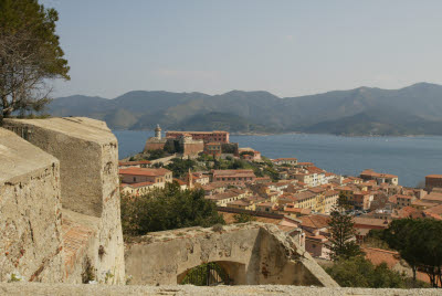 View of Portoferraio from Fortezza Medicee