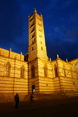 Cool Night Shot of Siena