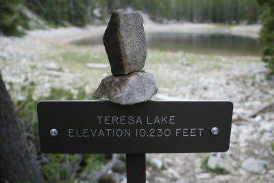 Teresa Lake Sign