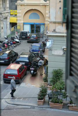 View from Hotel Room at Genoa Ramada
