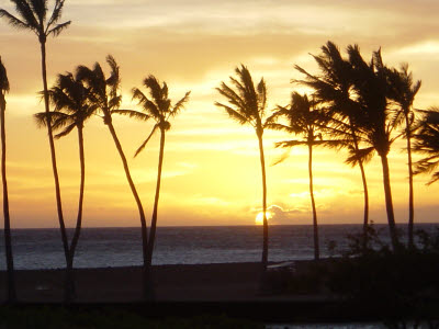 Sunset at the Waikoloa Beach Marriott