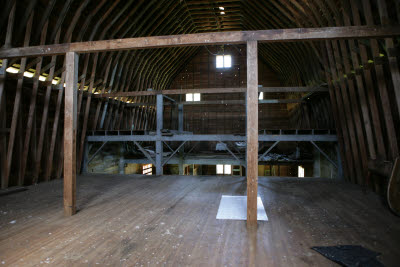 Second Floor in Barn at Doty Farm
