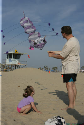 Kite Flying with the Leventhals