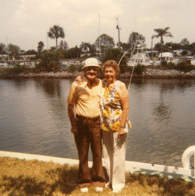 Grandma and Grampa in Florida