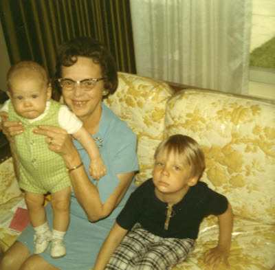 Chris and Tom with Grandma