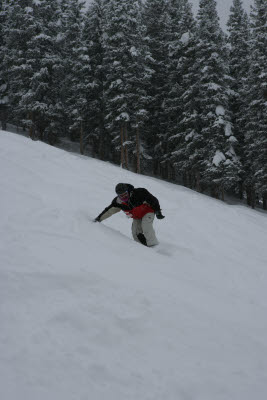 Nick Snowboarding