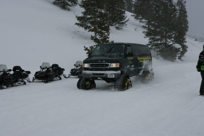 Snow Coach, Yellowstone, NP