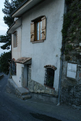 House Facade in Citta Vecchio San Remo