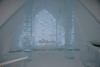 Chapel at the Ice Hotel