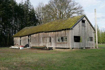 Old Barn at Farm in Montesano
