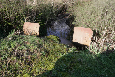 Water Control Gate on Farm in Montesano