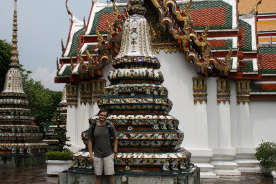 Mark at Wat Pho Temple in Bangkok