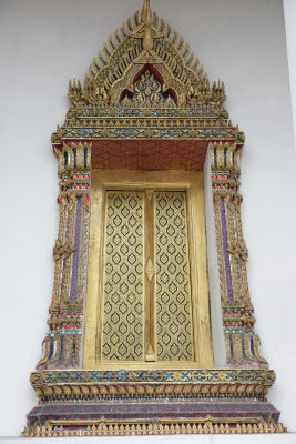 Door at Wat Pho Temple in Bangkok