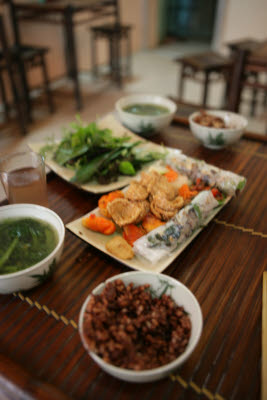 Vegitarian Food in Hanoi