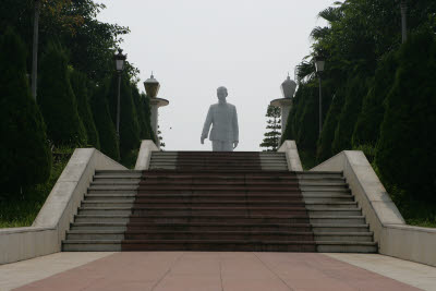 Ho Chi Minh Statue in Hoa Binh