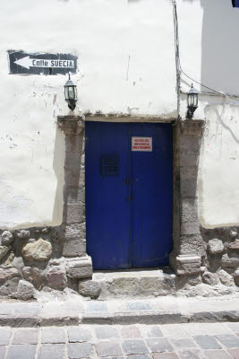 Doorway in Cuzco, Peru
