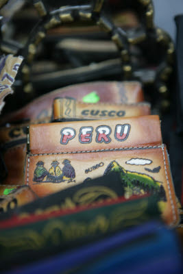 Souvenirs in Cuzco, Peru