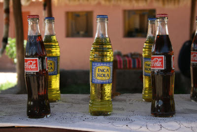 Inka Cola in Raqchi, Peru