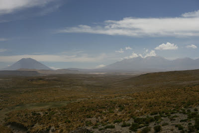Altiplano between Juliaca and Arequipa, Peru