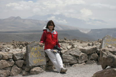 Highpoint (4910m) on road between Arequipa and the Colca Canyon