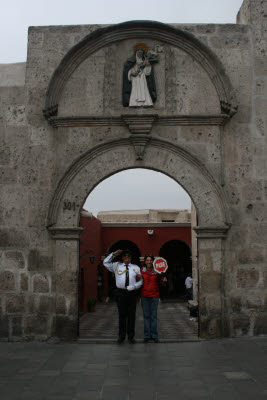 Crossing Guard, Monasterio Santa Catalina, Arequipa, Peru