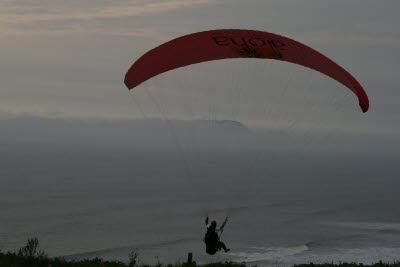 Paragliding in Miraflores, Lima, Peru