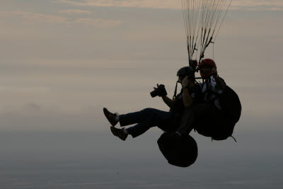 Paragliding in Miraflores, Lima, Peru