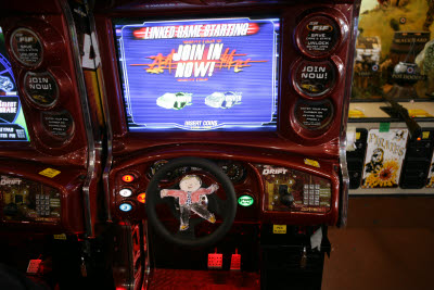 Flat Stanley tries a racing game