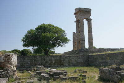 Temple of Apollonas, Rhodes, Greece