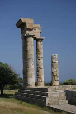 Temple of Apollonas, Rhodes, Greece