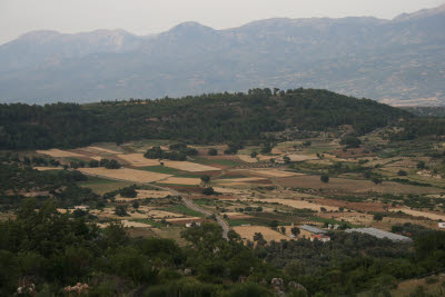 Valley below Lycian city of Pinara