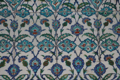 Iznik Tiles at the Blue (Sultan Ahmet) Mosque 