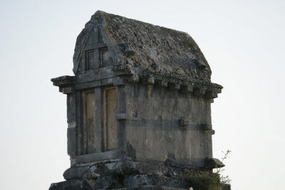 Lycian tomb in Xanthos, Turkey