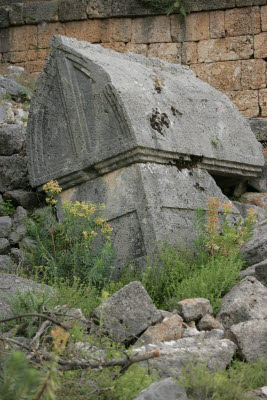 Ancient Lycian rock tombs of Pinara, Turkey