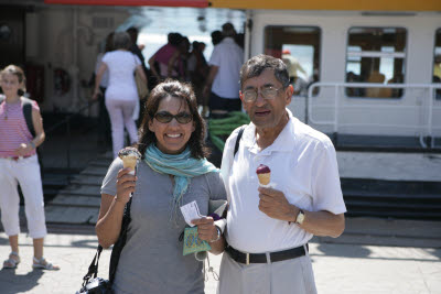 Ice Cream in Anadolu Kavagi, Turkey