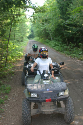 ATVing at North Country Rivers, Maine