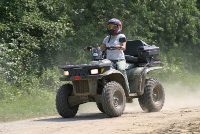 ATVing at North Country Rivers, Maine