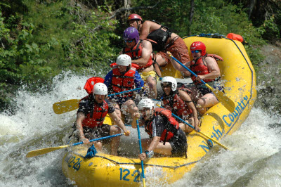 Whitewater Rafting on the Kennebec River, Maine