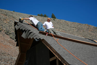 Roofing the widows peak