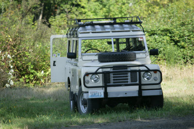 The series III loaded with fence posts