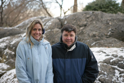 Michele and John in Central Park