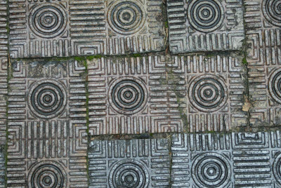 Sidewalk tiles in Savanna