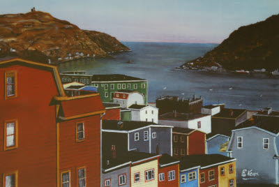 Hotel Room Painting of St. Johns