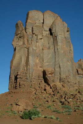 Rock in Monument Valley